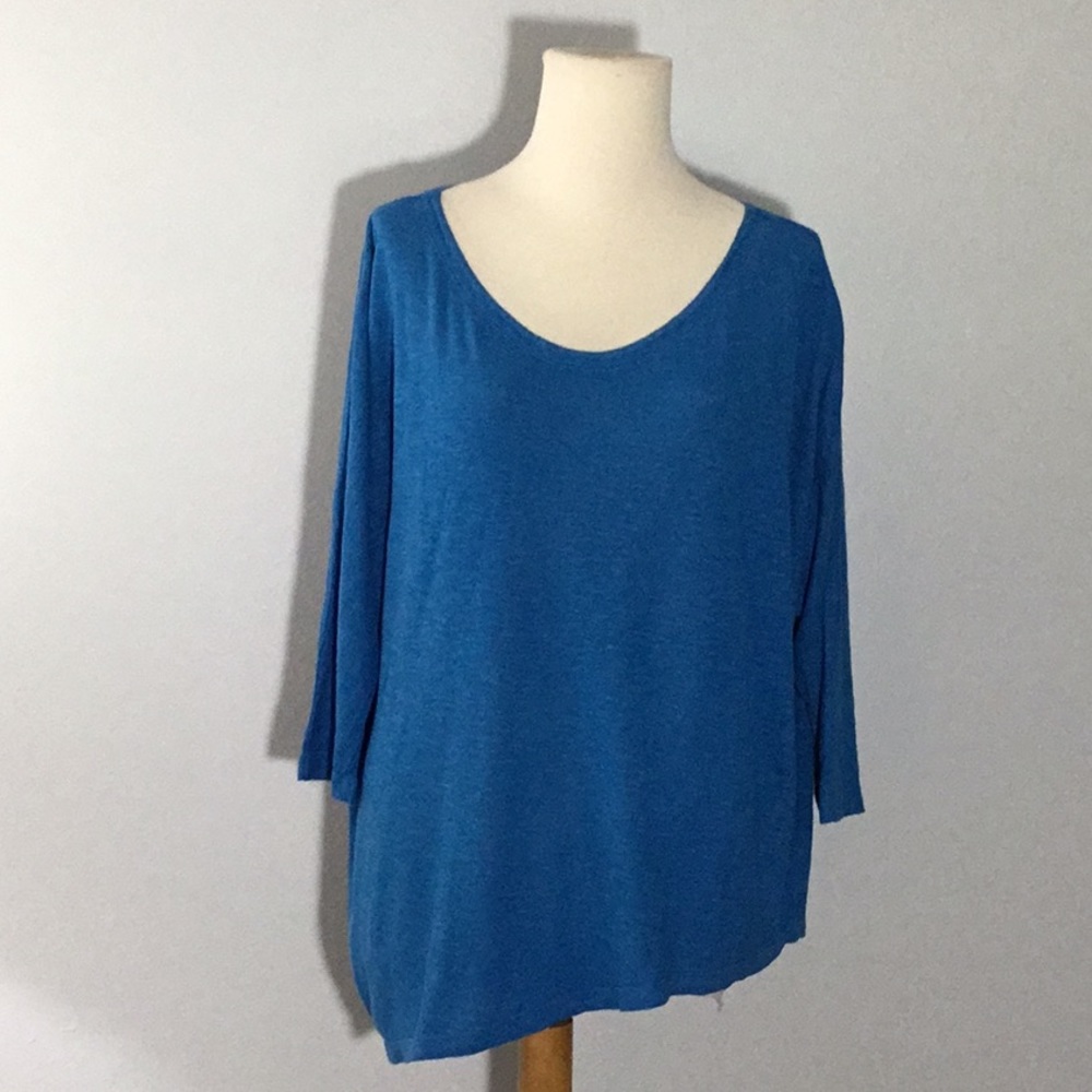 Eileen Fisher Hemp/Cotton Top, sz M